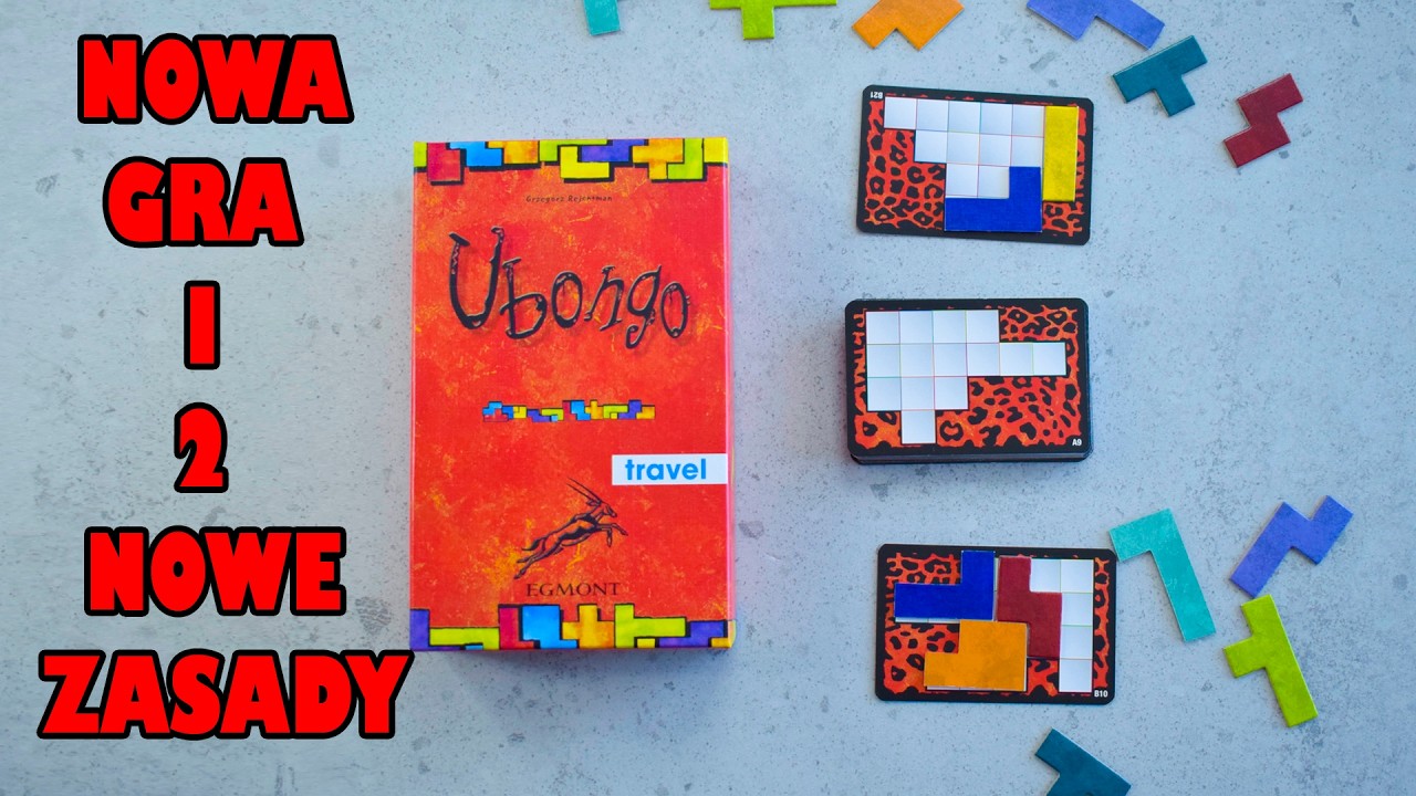 🧩 Ubongo Travel – recenzja i rozgrywka solo! 🧩 Egmont