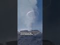 Mount etna blows smoke rings in rare phenomenon