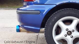 Honda Civic Ej9 1.4i S (stock D14A4 engine) - HKS Exhaust Muffler (JZZ Mufflers & Tips)