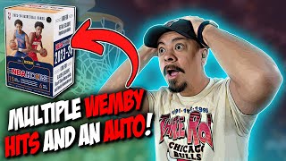WE PULLED MULTIPLE WEMBYS! 🔥 2023-24 NBA Hoops Blaster Box Review x3