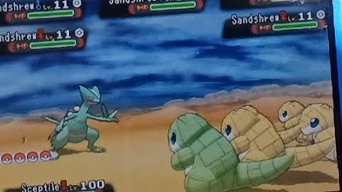 LIVE! Shiny Sandshrew After 5,990 Encounters (Hordes Of 5) in Pokèmon Alpha Sapphire!