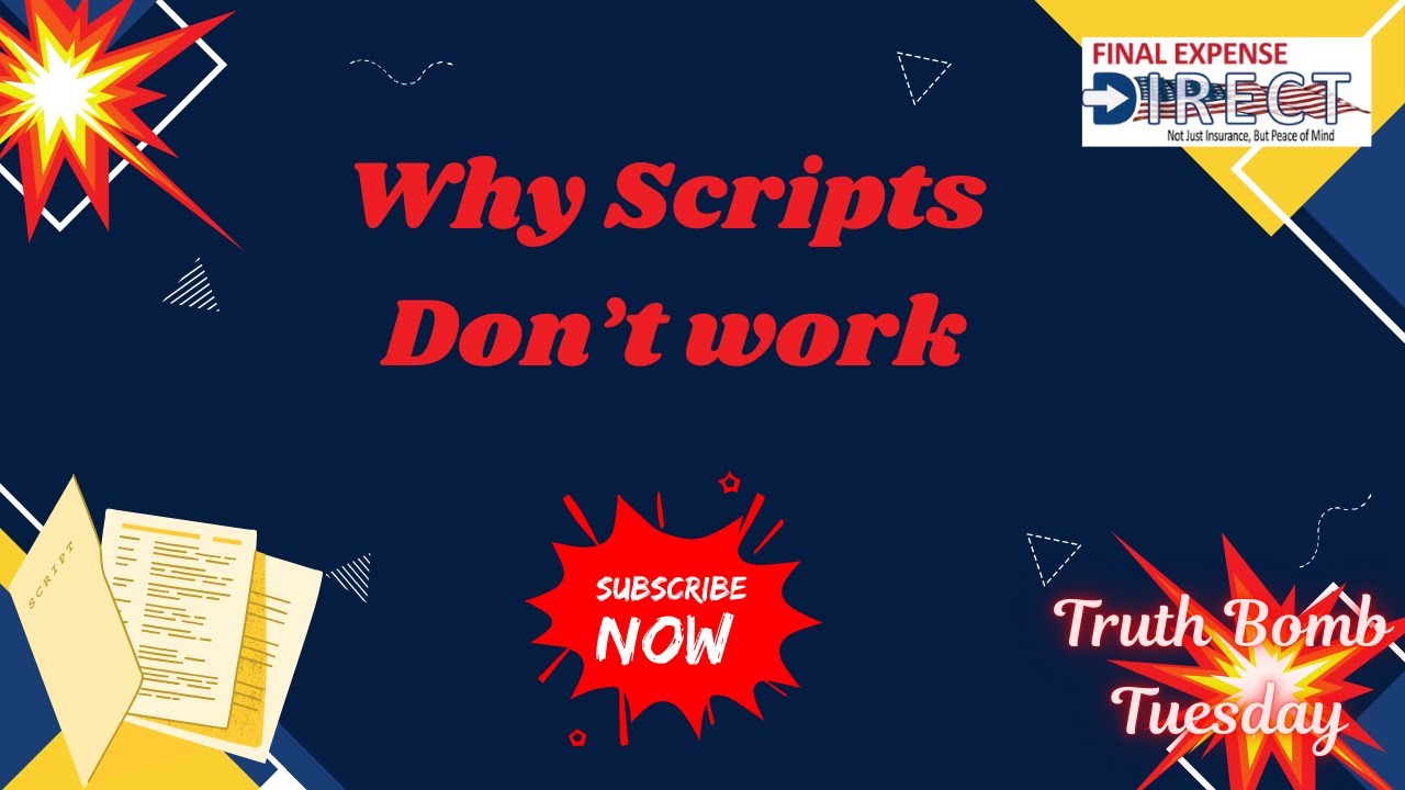 Truth Bomb Tuesday: Script vs No Script-What Actually Closes Sales ...