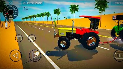 INDIAN TRACTOR 🚜 STUNT 📸🔥 || Tractor game simulator 🔥♥️ ||  3DGAMEPLAYVIDEO