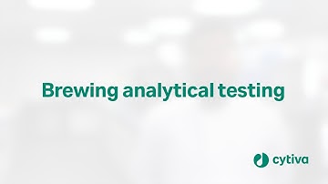 Brewing analytical testing - Cytiva