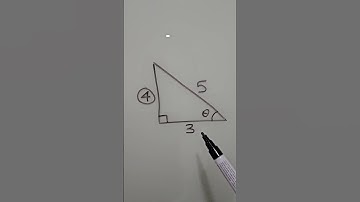 Find sin(θ) & tan(θ) given cos(θ)=3/5