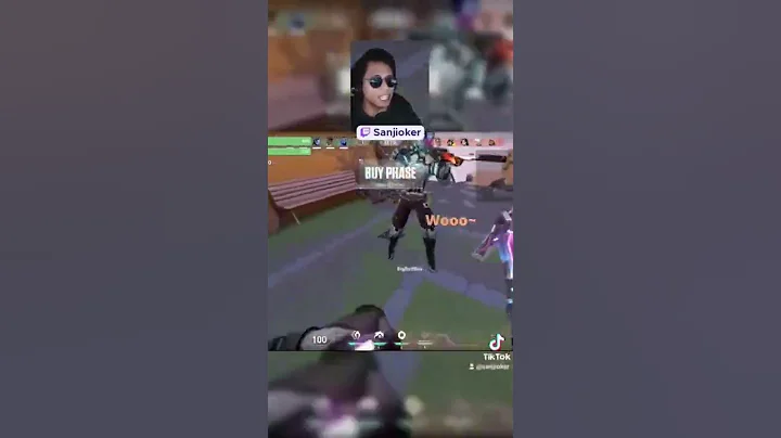 "dont know if he's a soundboard.." 🤔 // #freestyle #valorant #reaction #funny #shorts #sanjioker