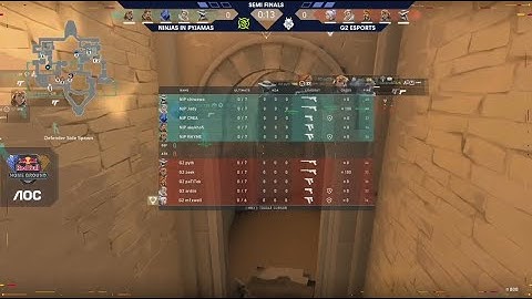 Valorant Red Bull NIP vs G2 Semi Final Last Match (4.Match Bind English)