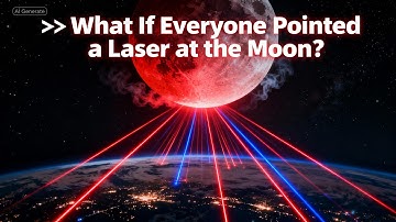 What If Everyone on Earth Pointed a Laser at the Moon? (Would It Explode?)2025