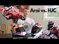 Arai Corsair X VS HJC RHPA 1N On Track Review Arai Corsair X VS HJC RHPA 1N On Track Review