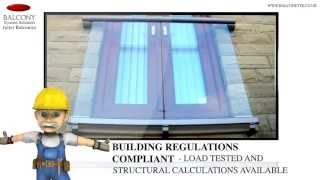 Glass Juliet Balconies by Balcony Systems Solutions www.Balconette.co.uk
