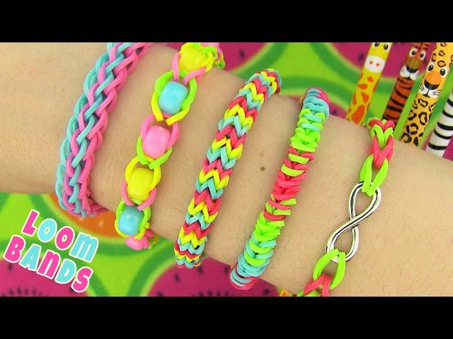 How to Make Loom Bands 5 Easy Rainbow Loom Bracelet Designs without a Loom   Rubber band Bracelets HD wallpaper  Pxfuel