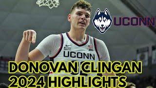 Donovan Clingan - UConn Highlights 2024