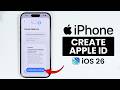iOS 26 - How to Create an New Apple Account (ID) on iPhone