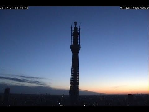Quick timelapse video of Tokyo Sky Tree(R) as of 2011 Jan.