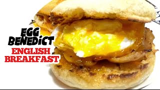 Egg Benedict English Breakfast Recipe | joolees vlog | #eggbenedict #englishbreakfast #breakfast