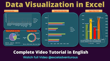 How to do Data Visualization in Excel complete tutorial in English under 30 minutes|