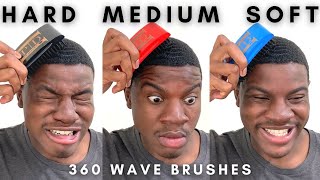 How To Use Hard, Medium, and Soft Brush To Get 360 Waves