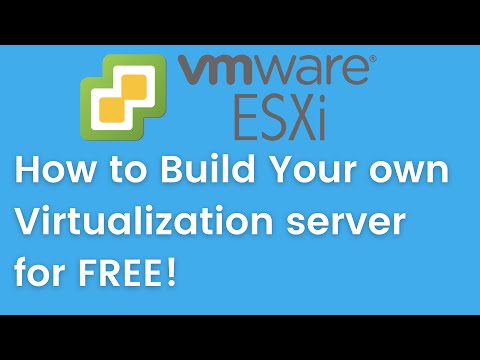 How to Build Your own Virtualization server for FREE using VMWare ESXi