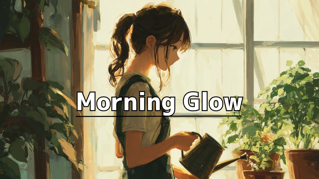 Morning Glow | Watering Plants in Peaceful Light 🌿🌞