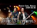 Avenged Sevenfold - Critical Acclaim Mexico 2009 Bottles on stage