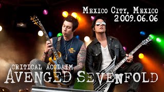 Avenged Sevenfold - Critical Acclaim Mexico 2009 Bottles on stage