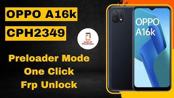 Oppo A16k Frp Bypass | CPH2349 Frp Bypass | Unlock Tool Tutorial
