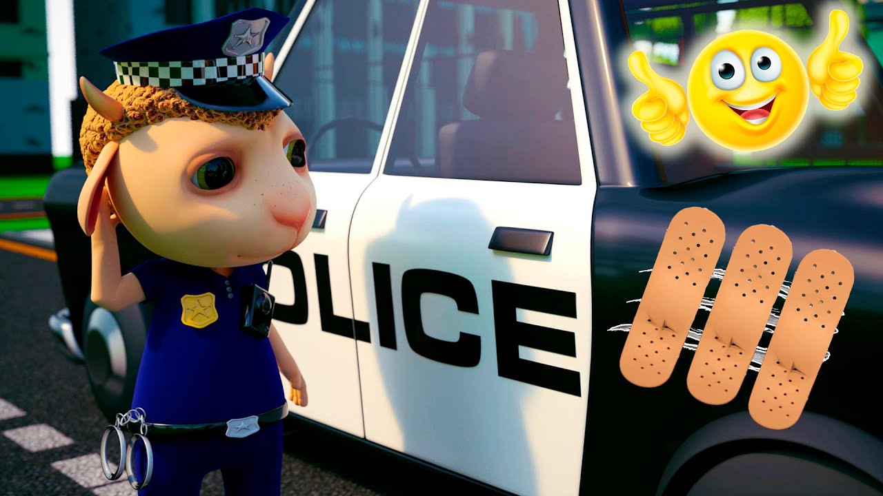 ⁣Brave Policeman Patrols the Street | Here Comes the Rescue Team | Kids cartoon