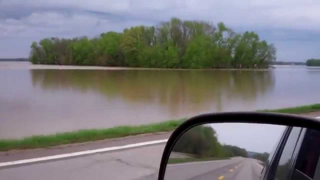 Flooding between Brownstown and Medora Indiana YouTube