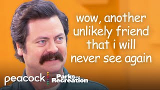 Best of Ron actually liking people | Parks and Recreation