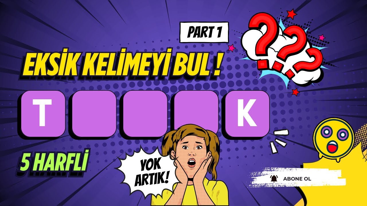 Bu Kelimeyi 5 Saniyede Tamamlayabilen Çok Az Kişi Var