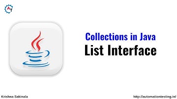 List Interface in Java | Collection Framework in Java | Java Collections|Java Tutorial for Beginners