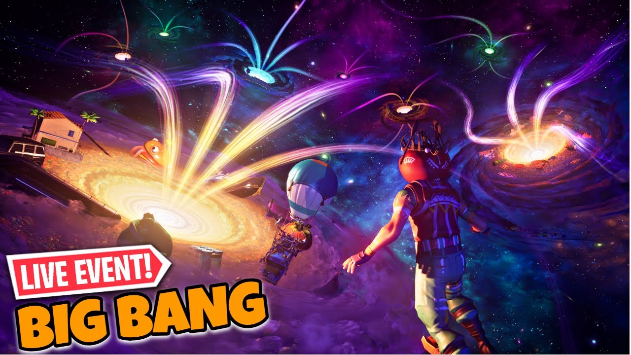 Fortnite BIG BANG Event REACTION YouTube 