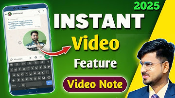 How to Send Instant Video Messages on WhatsApp! WhatsApp Video Note Feature! Video Message WhatsApp!