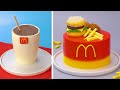 McDonald's | Awesome Hamburger Cake Decorating Ideas | Most Satisfying Cake Decorating Recipes