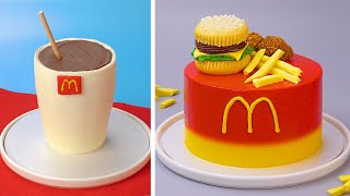 McDonald's | Awesome Hamburger Cake Decorating Ideas | Most Satisfying Cake Decorating Recipes