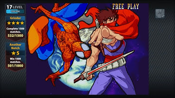 Marvel vs Capcom 1: Spider Man and Strider Hiryu arcade playthrough