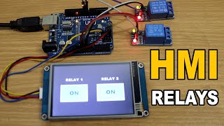 2 Channel HMI Relay Controller | Arduino Project