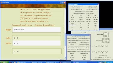 Noncommutative algebra in Mathematica using Quantum