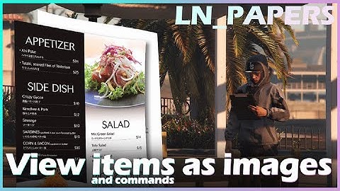 FiveM Script | Papers | Viewable items [ESX+QB+Standalone] | L3onskyy