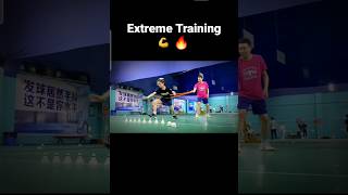 Extreme 🔥 Badminton 🏸 training of Chinese kid 🔥  #shorts #short #badminton #viral