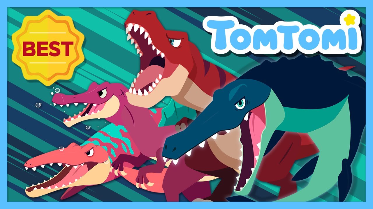 Los Dinos Más Fuertes! | Canciones Infantiles | Canción de dinosaurio 