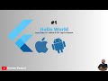 Flutter Tutorial #01 | Creating Hello World Application for Beginners | @emran_rasool_official