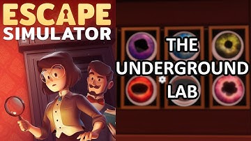 Escape Simulator - The Underground Lab Walkthrough | Edgewood Mansion