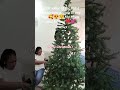 Christmas tree set up,with my lovedones🥰i couldn't post it earlier on🙂but here you go#christmastree