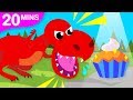 Do you Like Dinosaurs? | Baby T-Rex | Dinosaur Dance and more Dinosaur Songs by Little Angel