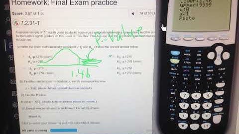 finding p value using TI 84