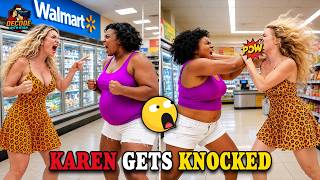 Karen HARASSES Stranger and Gets TOTALLY WRECKED | BRUTAL INSTANT KARMA