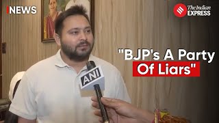 Tejashwi Yadav Criticizes Amit Shah's Visit to Bihar, Calls BJP 'Party of Liars