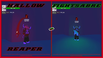 HALLOW REAPER + FIGHTSABRE SHOWCASE (AND HOW TO GET BOTH) A UNIVERSAL TIME