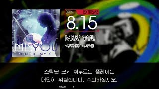 Gitadora MISS YOU Extreme drum